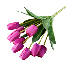 Xubond Kunstblumen für den Außenbereich, künstliche Latexblumen, realistische Brautsträuße, Heimdekoration, rosa künstliche Blumen