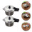 FOMIYES2PCS Μίνι Χύτρα Ταχύτητας Μοντέλο Χύτρας Ταχύτητας από Κράμα Μίνι Αξεσουάρ 5