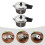 FOMIYES2PCS Μίνι Χύτρα Ταχύτητας Μοντέλο Χύτρας Ταχύτητας από Κράμα Μίνι Αξεσουάρ 3