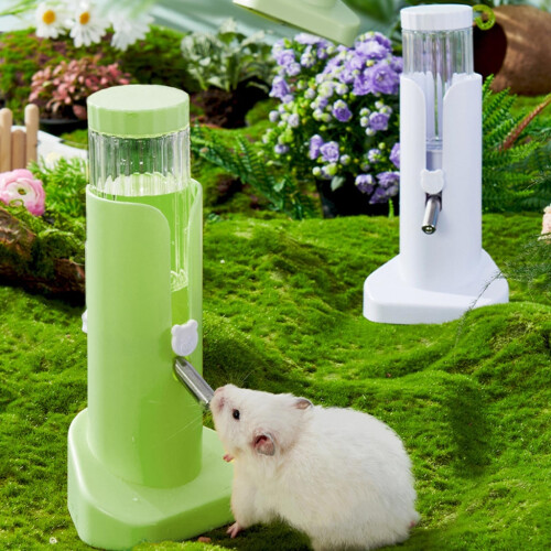 Small Water Bottle No Drip Top Fill Hamster Water Bottle Stand Adjustable 1