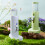 Small Water Bottle No Drip Top Fill Hamster Water Bottle Stand Adjustable 6