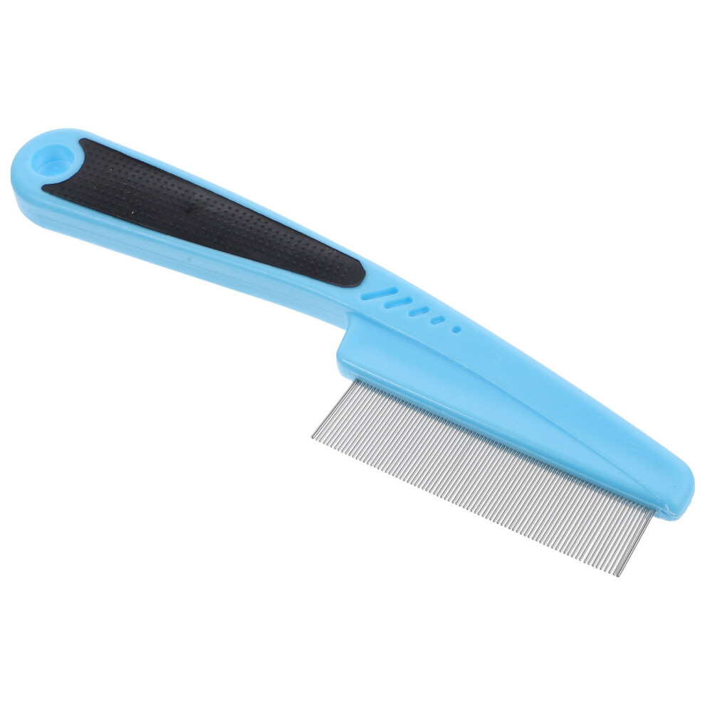 Stainless Steel Fine Tooth Comb Metal Hair Pick Combs Large Bun for Men Cat Grooming Man