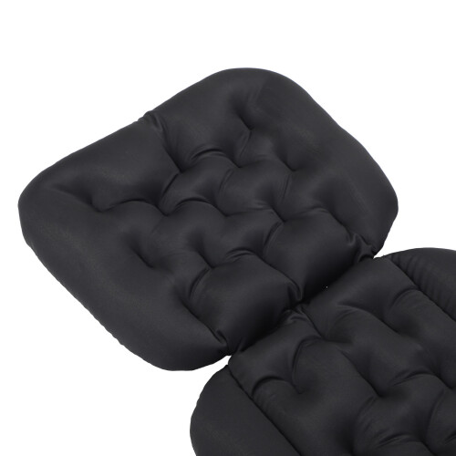 Blød helkropsbadepude, multifunktionel foldbar åndbar hurtigttørrende elastisk til badekar, pool, spa, sort 1