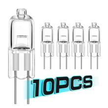 10 stk. halogenpære G4 12V 5W 10W 20W 35W 50W Globe Lot JC Bi-Pin LED varm hvid erstatning for LED kapselpære halogenpærer lys 10 stk. 5W
