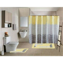 Cuirtín Cithfholcadáin Poileistear Fabraice Buí Samimport-2011, 72" x 72" In-nite sa Mheaisín, 15 Comhaireamh