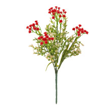 Künstlicher Blumenkranz mit Schleierkraut und Schleierkraut – Hochzeitsblumenarrangement, Brautstrauß, Partydekoration