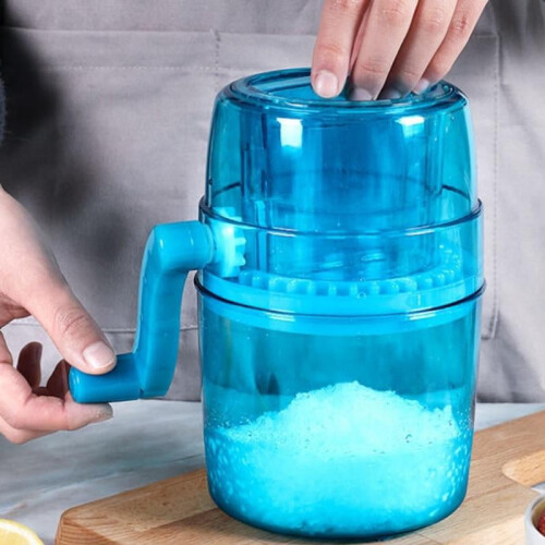 Home Manual Ice Crusher Multi-function Hand Shaved Ice Machine Ice Chopper 2