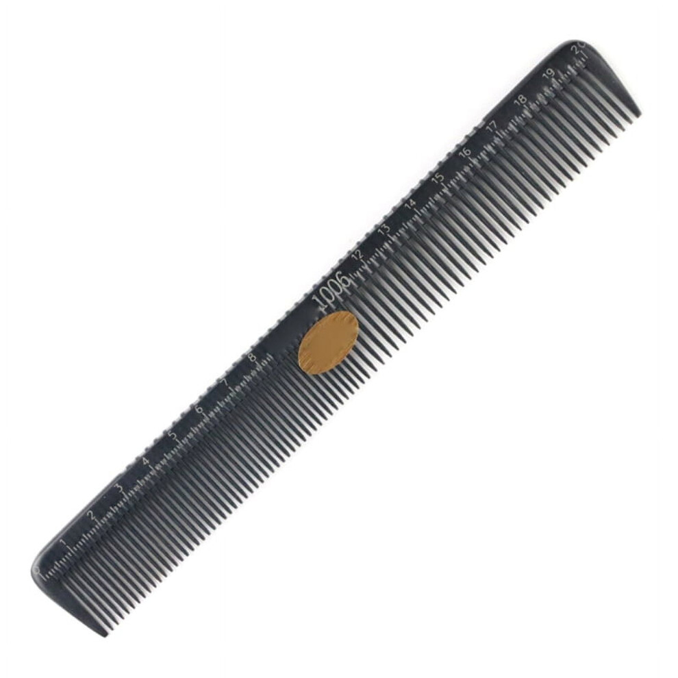 Unisex Professional Hair Cutting Comb With Measure Scale Fine Teeth Anti-Static Heat Resistant Double Sided Hairbrush Salon Styling Hairdressing Tool