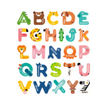 Antqov Magnetische Letters & Cijfers, Educatief Leermiddel voor Kinderen, Woordherkenning, Kleurrijk Alfabet, Cijfers & Symbolen, compatibel met