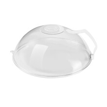Couvercle anti-éclaboussures pour micro-ondes, couvercle de protection pour aliments, couvercle de micro-ondes avec poignée et trou de suspension