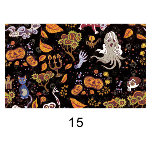 Διακοσμητικό banner για το Halloween, φθινοπωρινή διακόσμηση με σφένδαμο και κολοκύθα,