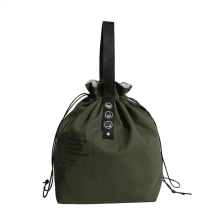 Sac à lunch portable en toile pour pique-nique, boîte à bento, sac à main, panier de pique-nique pour conserver les aliments frais.