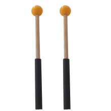 RONSHIN 1 Pair Drumsticks Wood Marimba Mallet With Handle Xylophone Hammer Stick Percussion Instrument Parts
