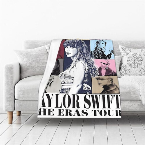 Κουβέρτα Taylor Swift The Eras Tour Μαλακή και Ζεστή για Υπνοδωμάτιο, Καναπέ, Διακοσμήσεις 2