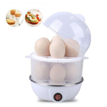 ZOUYUE Egg Cooker with Auto Off Rapid Egg Boiler Electric 14 Egg Capacity Hard Boiled Egg Cooker Microwave White