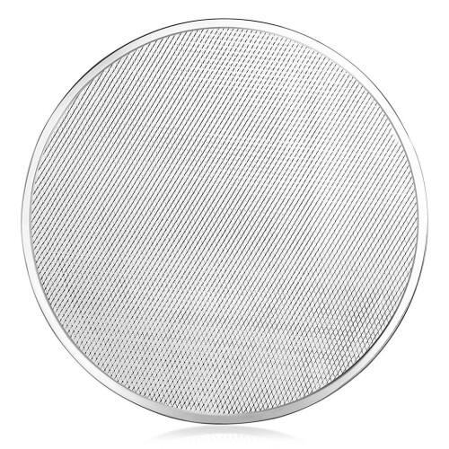 Round Mesh Pizza Screen Baking Thin Crust Tray Mesh Aluminum Wire Pan Pizza Baking Tool, 8 inch 1