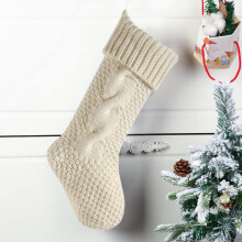 Liquidation de décorations de Noël 2024 ! Sacs cadeaux VOAVEKE, chaussettes, sachets à bonbons en laine tricotée, pendentifs pour sacs cadeaux