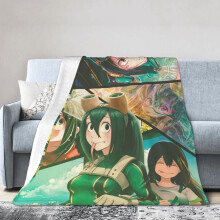 Couverture My Hero Academia Hotel, couverture anime pour lit, couverture pour canapé, couverture polaire ultra douce pour chambre et salon, 152 x