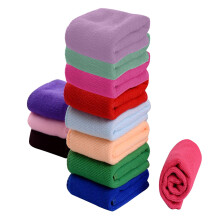 Lot de 10 torchons en microfibre HALJEN en laine, pour laver la vaisselle. Torchons de cuisine, chiffons de nettoyage, 25 x 25 cm, couleur aléatoire.