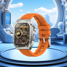 Déstockage de décorations de Noël extérieures Jacenvly, montre connectée avec écran HD, chargement magnétique sans fil, NFC, étanche,