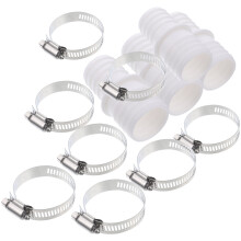 Adaptateur de tuyau de piscine, pince en acier inoxydable, buse d'arrosage, joints d'aspirateur de piscine en ABS