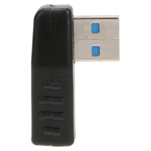 jixopn Γραμμή Επέκτασης USB Αρσενικό σε Θηλυκό Προσαρμογέας Καλωδίου USB 3.0 90 μοιρών 2