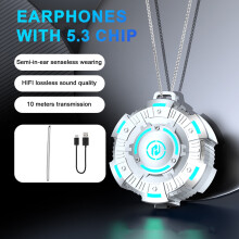 SUSUchens Gaming-Headset mit geringer Latenz, immersivem Stereoklang, langer Standby-Zeit und stabiler Übertragung, Bluetooth-kompatibel,