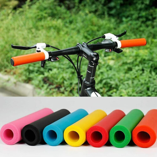 HFLWYWD MTB μαλακό αφρώδες σφουγγάρι σιλικόνης λαβές τιμονιού κάλυμμα τιμονιού 2
