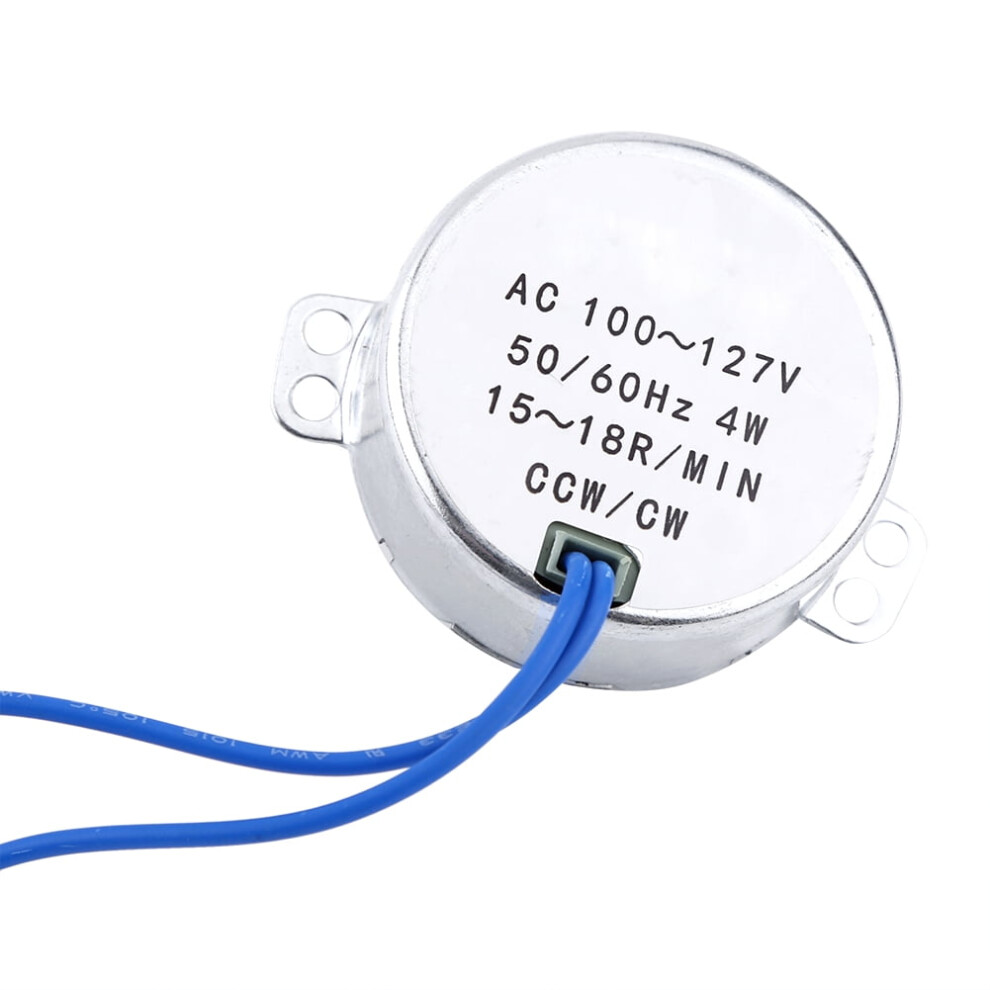 Eatbuy Gear Motor, 4W High Torque, Overload Resistant, 15-18Rpm Cw/Ccw Rotation 9071309617115