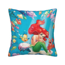 Housse de coussin Ariel en velours côtelé doux, 45 x 45 cm, housse de coussin décorative pour canapé, chambre, lit, fauteuil et salon