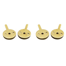 4Pcs Disc Brake Pads Electric Scooter Disc Brake Pads for 10 Inch Electric Scooter Accessories,Gold