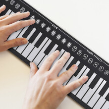 Fridja Portable 49 Keys Flexible Roll Up Piano Electronic Soft Keyboard Piano Silicone Xmas Gift