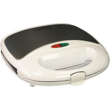 Dual Waffle Maker, Non-Stick, White