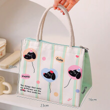 Quinlirra1Pcs Bento Bag, Sac à déjeuner portable isotherme pour étudiants avec riz, pour filles, garçons, enfants et femmes.