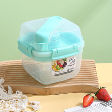 Salat-Lunchbox für unterwegs, 1,5-Liter-Salatschüssel mit 2 Fächern, Behälter für Salatdressings, Snacks, für Männer und Frauen
