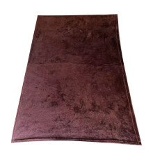 Tapis de bain doux générique, 51 x 71 cm, 100 % coton, antidérapant, lavable, à poils longs, uni.