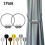 Μαγνητικά Δεσίματα Κουρτινών Grey2Pack, συμβατά με χοντρές ή λεπτές κουρτίνες, 1