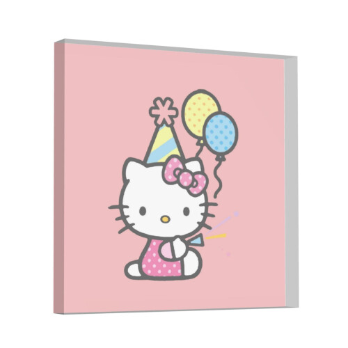 Hello Kitty Ακρυλική Τετράγωνη Πλακέτα με Εμπνευσμένα Αποφθέγματα, Ρομαντικό Δώρο για