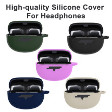 SUSUchens szilikon fejhallgató védőtok, ütésálló és ütésálló tok, kompatibilis az ultra nyitott világoslila Bluetooth fülhallgatóval