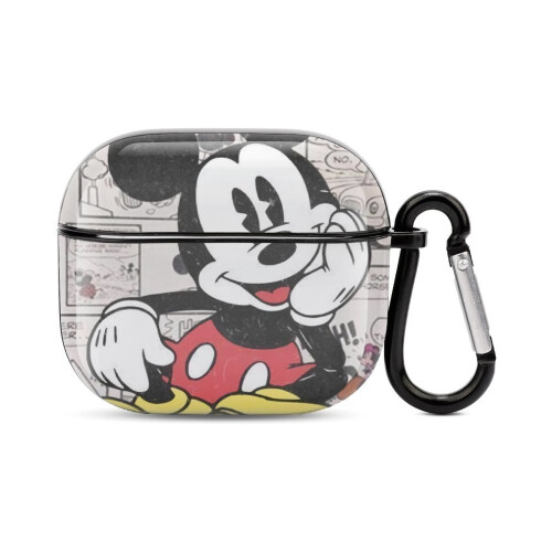 Θήκη Mickey Mouse για συμβατότητα με AirPods3, Θήκη AirPod3 για γυναίκες, συμβατή με θήκη