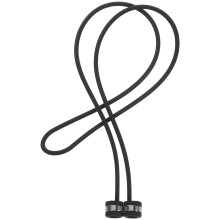 Siliconen hoofdtelefoonhouder met anti-verliesfunctie, oordopjeskoord, magneetsluiting, siliconen nekband.