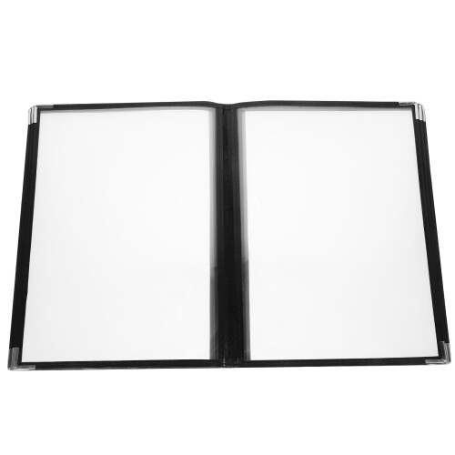 Menu Cover Holder Book for Hotel Restaurant Bars Frame Plastic