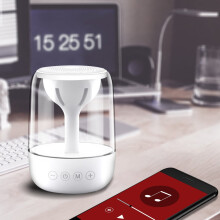 Ηχείο Bluetooth Gnobogi με φώτα LED, Bluetooth5.0, ενσωματωμένο μικρόφωνο, ήχο surround, ενίσχυση