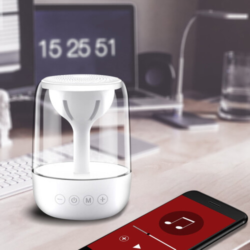 Ηχείο Bluetooth Gnobogi με φώτα LED, Bluetooth5.0, ενσωματωμένο μικρόφωνο, ήχο surround, ενίσχυση