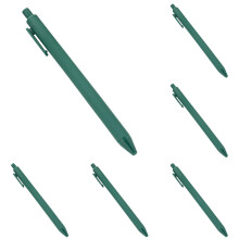 Under $1, 10-pak udtrækkelige kuglepenne 1,0 mm mellemstor spids, komfortabelt greb klikpen til kontor og gaveidéer, grøn fra Goohae