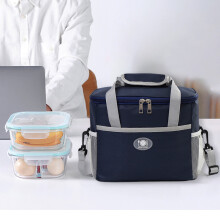 Sac à lunch Ruhiku GW pour femmes/hommes, sac isotherme réutilisable et étanche, boîte à lunch pliable et imperméable pour le travail, le