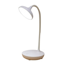 Lampe de bureau LED pliable à brancher, 3 températures de couleur et intensité lumineuse réglable en continu, compatible avec le bureau, la