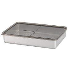 Boîte de conservation alimentaire hermétique Hariumiu, en acier inoxydable, idéale pour l'organisation du réfrigérateur et la préservation de