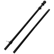 Mât de drapeau de jardin en acier inoxydable, fixation murale rotative, grandes marques de drapeaux