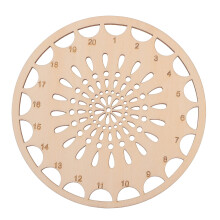 Guangmc Embroidery Floss Organizer Wooden Thread Holder
